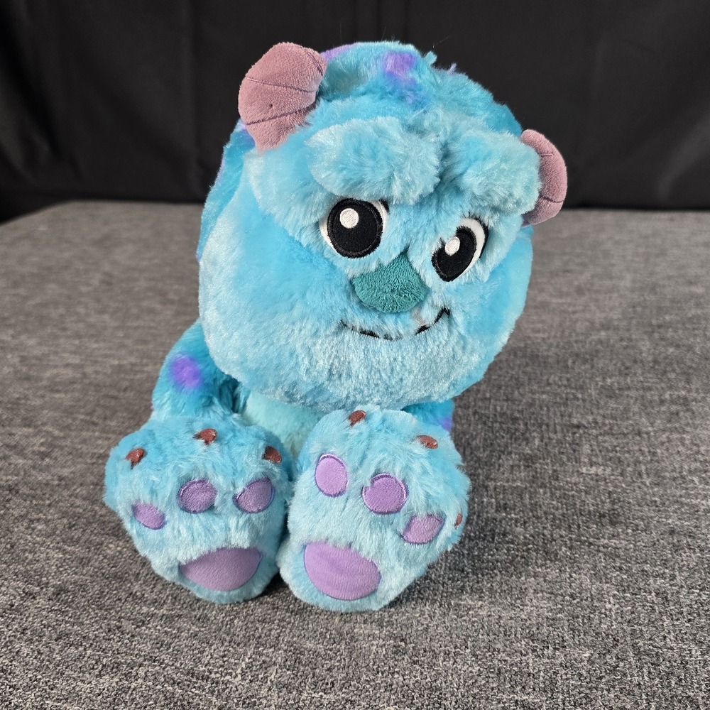 DISNEY PARKS Baby Sulley Plush Monsters Inc 10" Seated Big Feet Collection Sully